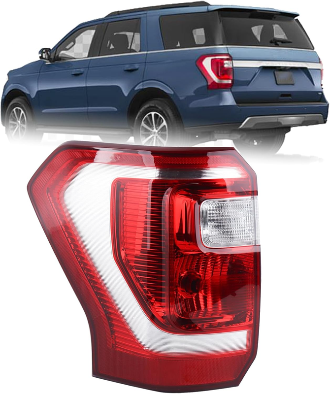 Left Driver Side Tail Light for 2018 2019 2020 2021 Ford Expedition XL XLT