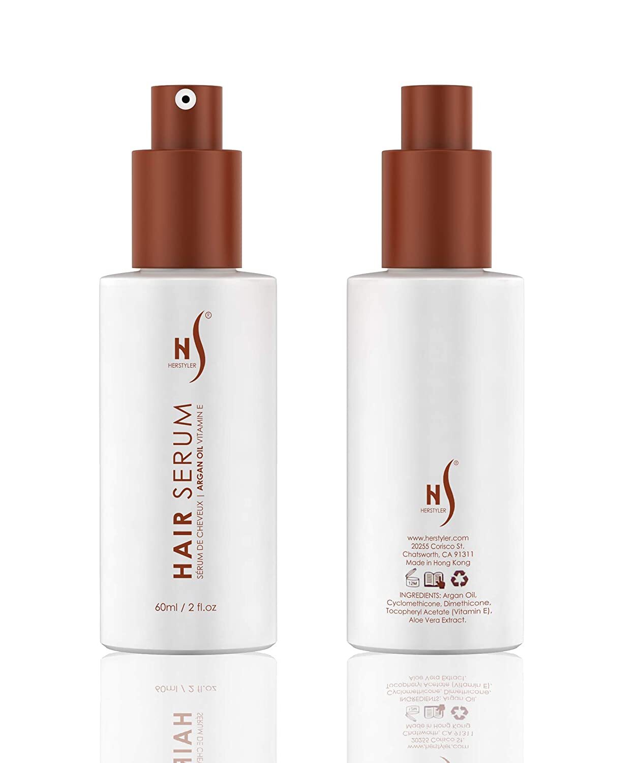 Ginger Hair Marokkanisches Argan Haarpflegeöl – 2er Set Für Trockenes, Geschädigtes Haar, Mit Collagen