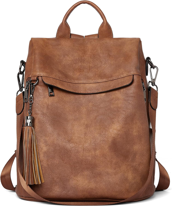 Purse For Women Leather Anti-theft Travel Backpack Fashion S