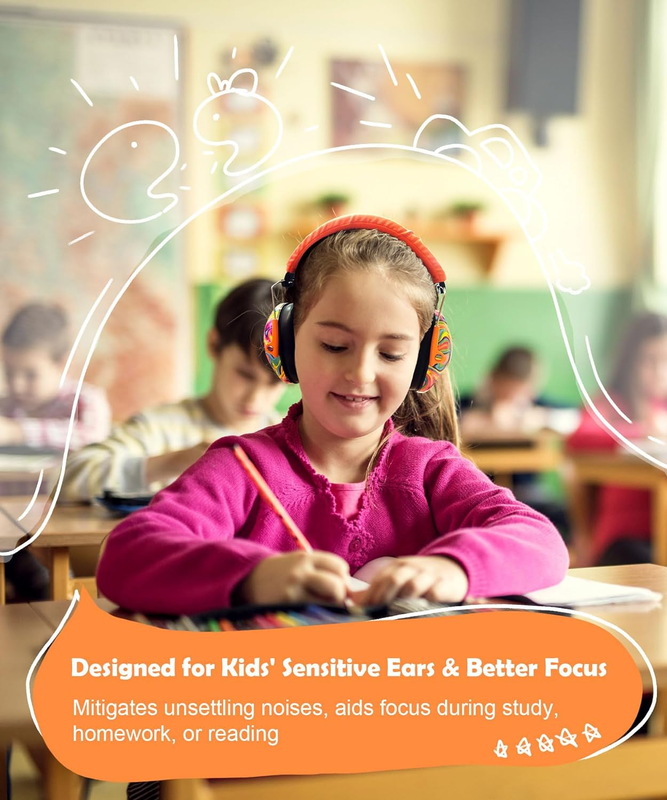 Ear Protection Noise Cancelling Headphones Ear Muffs for Kids, Autism, Toddlers