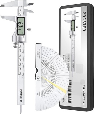 Digital Vernier Caliper 6inch 150mm - Electronic Caliper Fraction/Inch