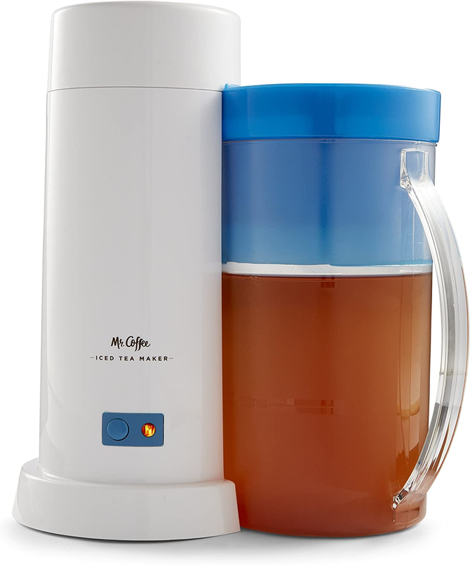 Mr. Coffee Iced Tea Maker 1 EA Blue 2 qt Pitcher Capacity Auto Clean 2 in 1 eBay