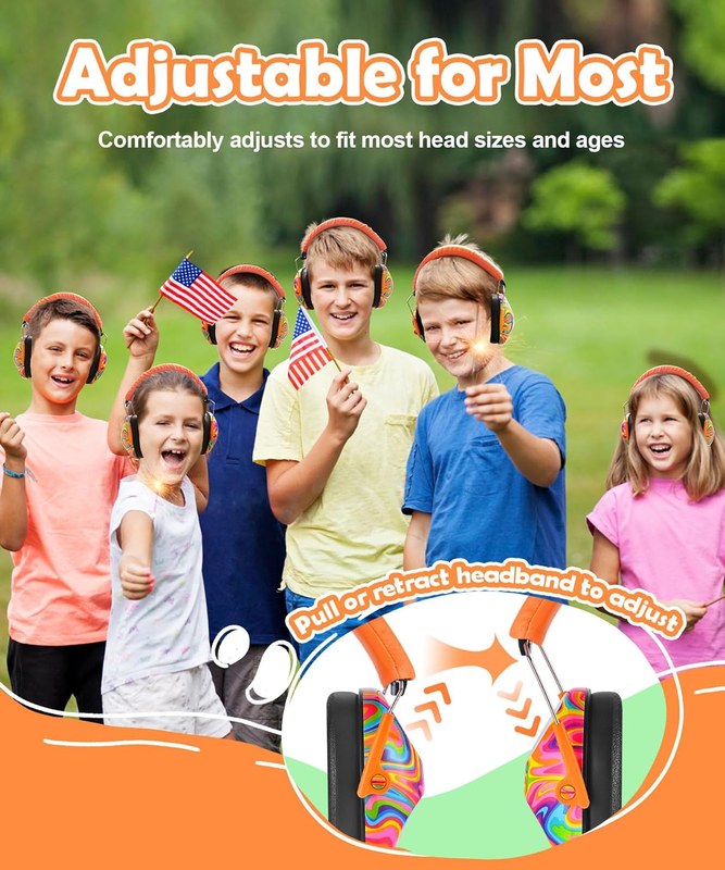 Ear Protection Noise Cancelling Headphones Ear Muffs for Kids, Autism, Toddlers