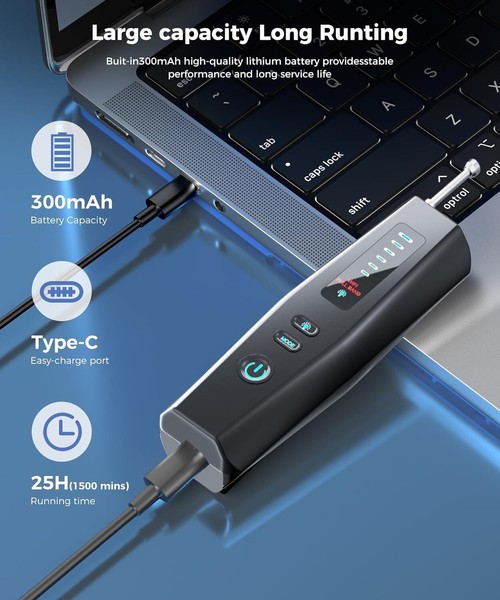 Hidden Camera Detector, Camera Detector, Anti Spy, GPS Tracker Detector, Portabl - Image 5