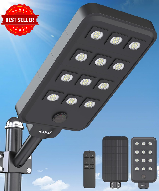 X-13000W Solar Street Lights Outdoor,Commercial Parking Lot Lights