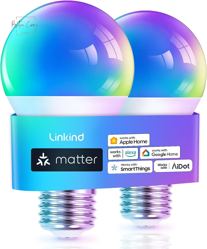 Matter Smart Light Bulbs Work with Apple Home/Siri/Google Home/Alexa/Smartthings
