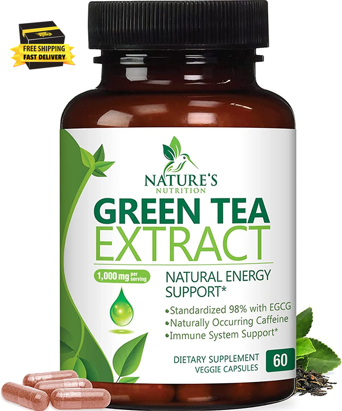 Extract Capsules 1000mg 98% Standardized Egcg - 3x Strength 