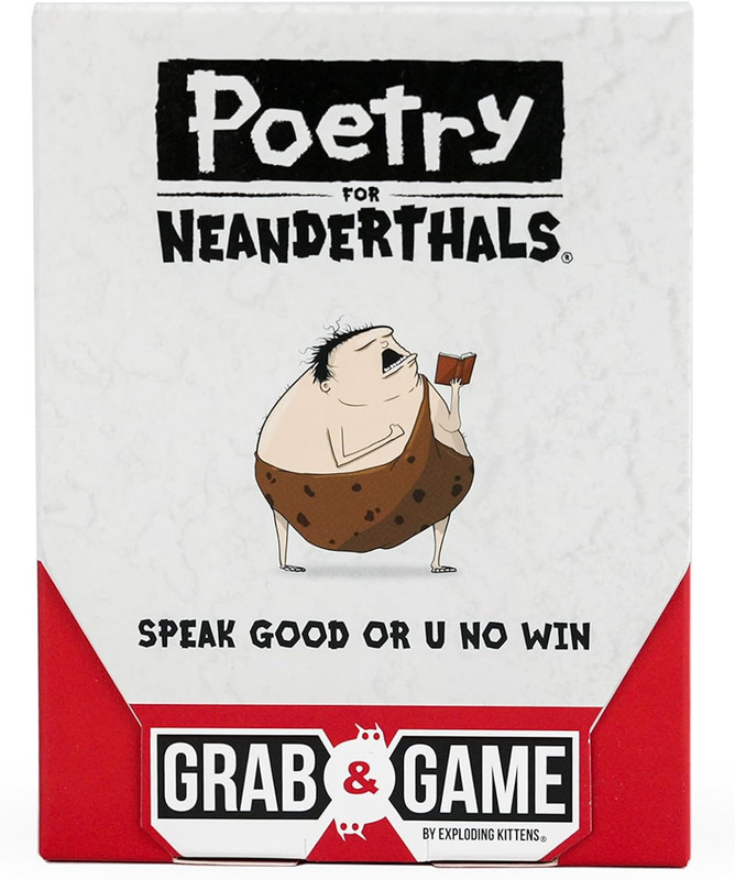 Poetry for Neanderthals Grab & Game 2+ Players - Ages