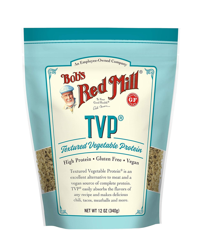 TVP (Textured Vegetable Protein) - 12 Oz (Pack of 4), Gluten Free, Vegan, Mad...