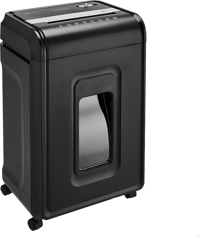 Amazon Basics 24 Sheet Cross Cut Paper, CD and Credit Card Home Office Shredder