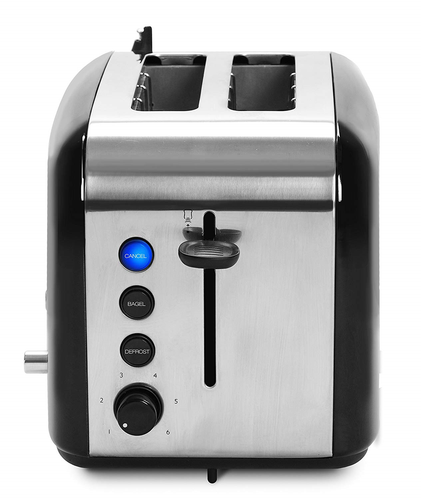 Elite Platinum ERT-6067 Maxi-Matic 2-Slice Multi-Function Radio Toaster, Silver