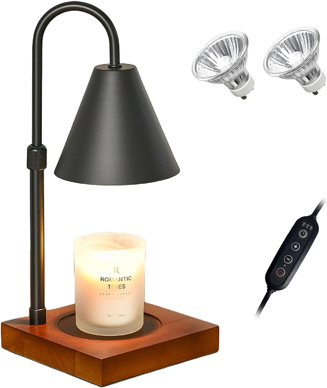 Candle Warmer Lamp,Electric Adjustable Height Candle Wax Melt Warmer Light with