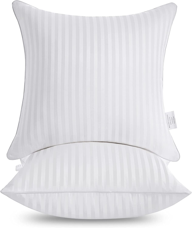 18 X 18 Throw Pillow Inserts, Firm and Fluffy Decorative Squ