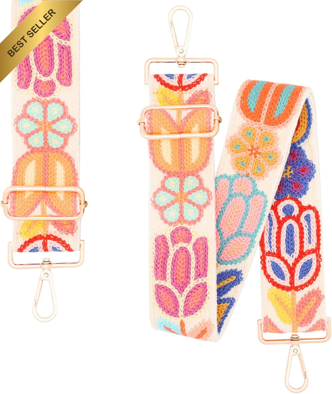 Purse Strap Replacement Crossbody Wide Strap for Women Canvas Bag Handbag Adjust