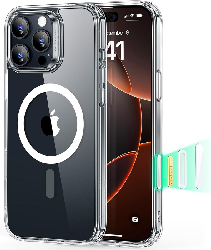 for iPhone 16 Pro Max Case, Camera Control Capture Button, Compatible with MagSa