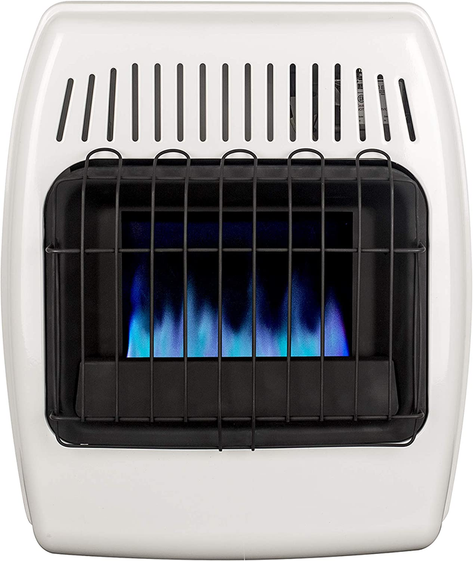 10,000 BTU Liquid Propane Blue Flame Vent Free Wall Heater