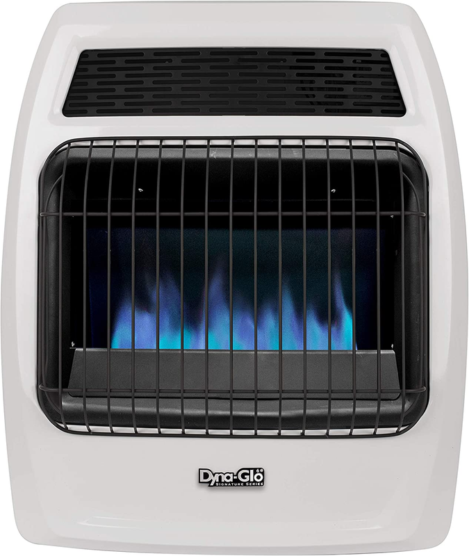 BFSS20LPT-4P 20,000 BTU Liquid Propane Blue Flame Thermostatic Vent Free Wall He