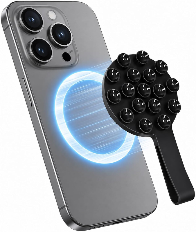 Silicone Suction Phone Grip Holder – 1 Pc Magnetic Stand, for Magsafe & Iphone 1