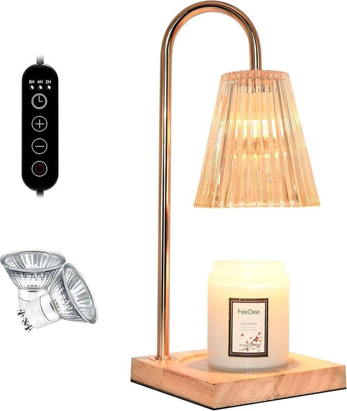 Candle Warmer Lamp with Timer, Electric Candle Lamp Warmer, Mom Birthday Gifts f