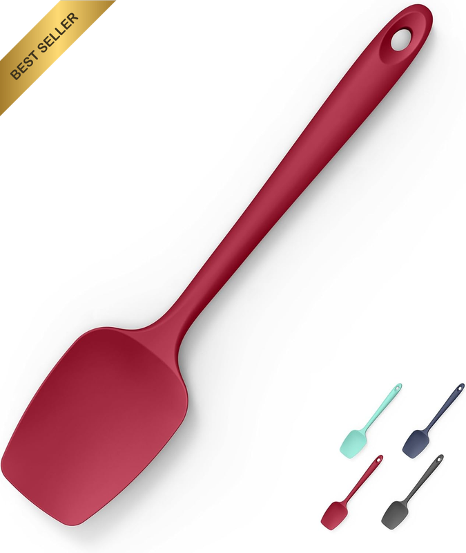 Heat Resistant Silicone Spoon Spatula,  315°C High Temp Flexible Cooking Spoons