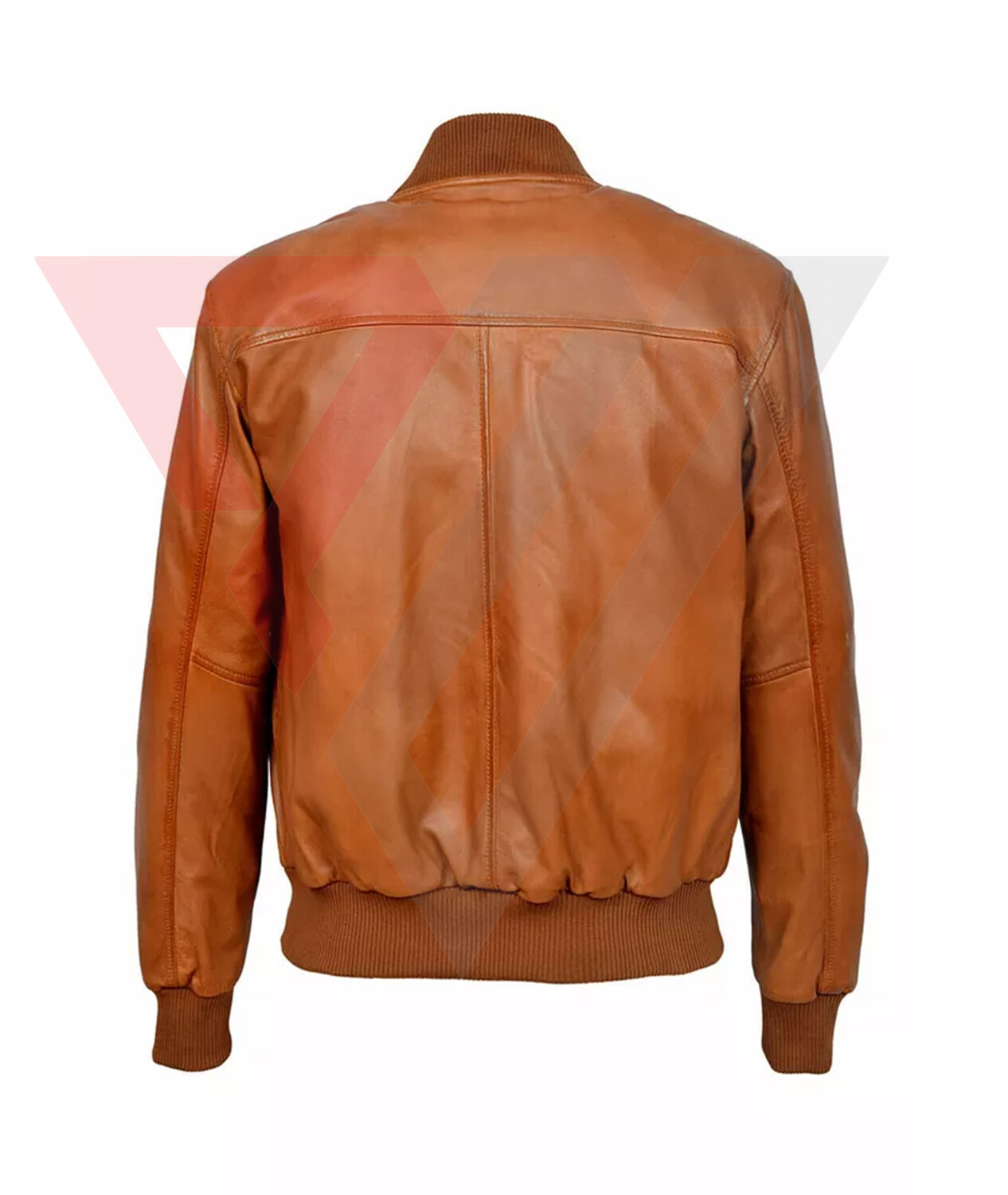 Men's Real Lambskin Soft Brown Leather Classic Slim Fit Motorcycle Biker Jackets - Picture 2 of 3