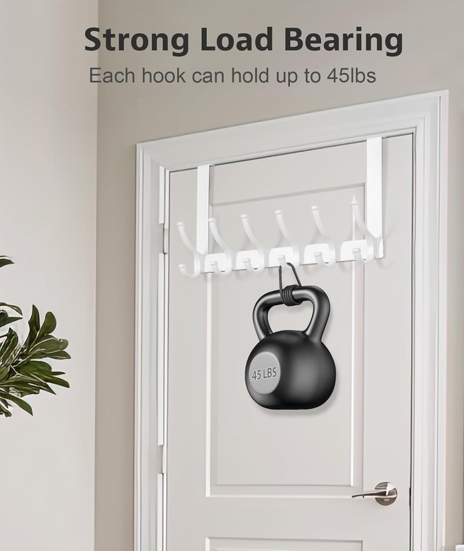 Over The Door Hooks, Door Hanger Hooks for Hanging, Over The Doors Towel Racks f