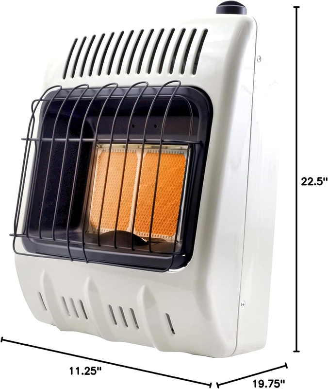 Vent-Free 10,000 BTU Radiant Propane Heater, Multi