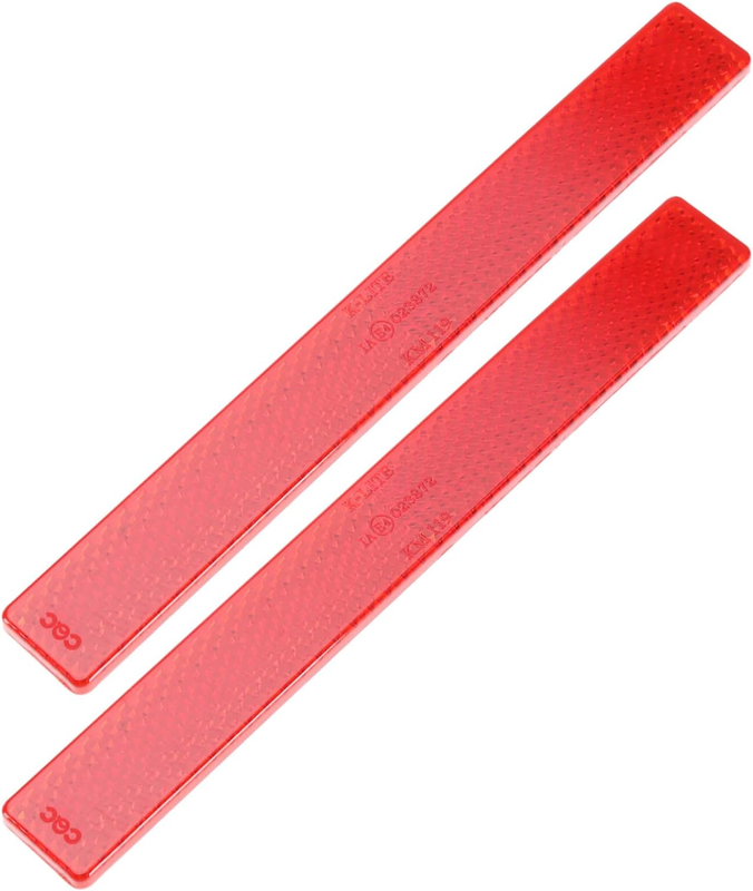 2Pcs Motorcycle Reflector E-Mark Certification Safety Reflective Sticker Accesso