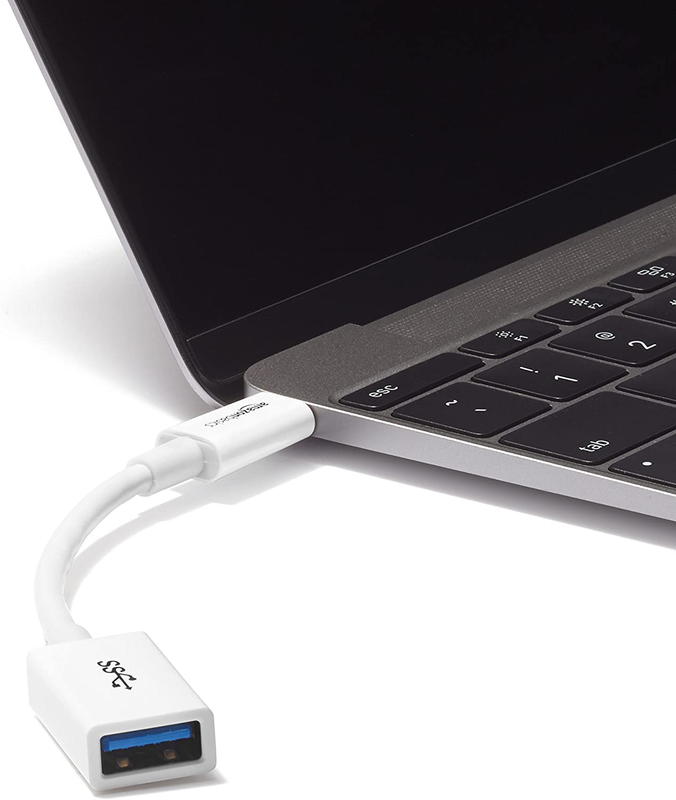 USB Type-C to USB 3.1 Gen1 Female Adapter Cable - White