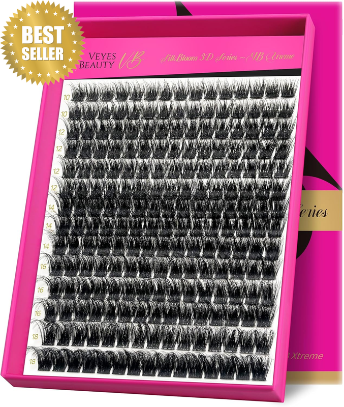 Lash Clusters Fluffy Individual Lash Extensions Xtreme 3D Layered Volume Eyelash