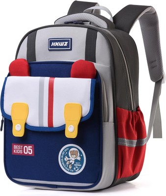 Digi4U Kids Backpack for School,Boys Elementary Grey 