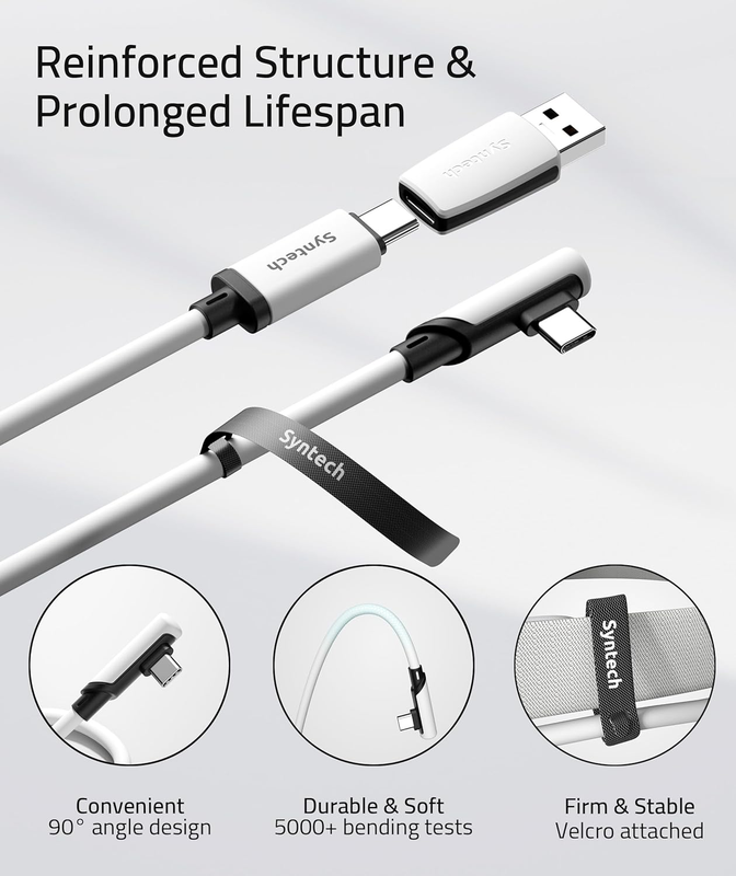 Link Cable 20FT Compatible with Oculus/Meta Quest 3/Quest 3S/Quest2/Pro/Pico 4 A