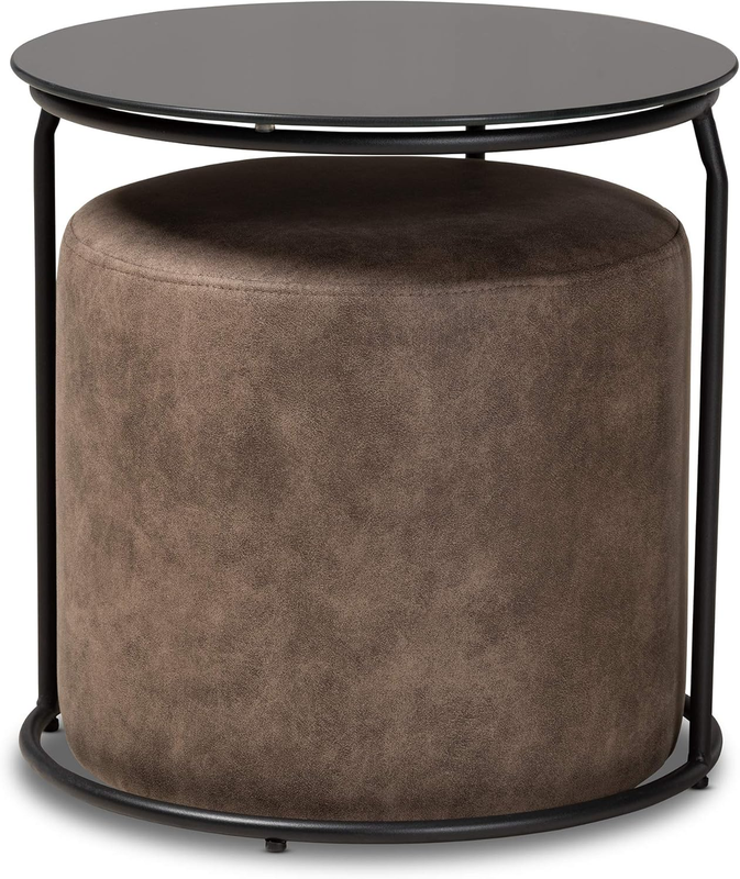 Living Room Sets, Grey/Brown/Black