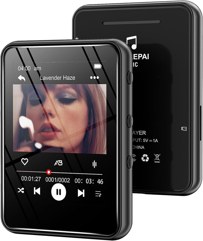 64GB MP3 Player with Bluetooth,Portable Digital Music MP3 MP4 Player for Music L