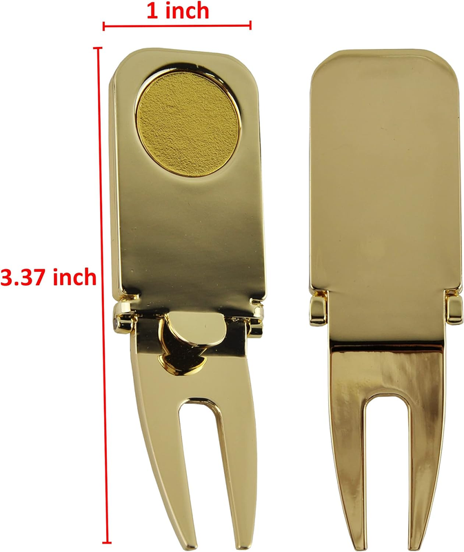 Cigar Holder, Magnetic Golf Divot Repair Tool and Ball Marker, 3 in 1 Golf Acces