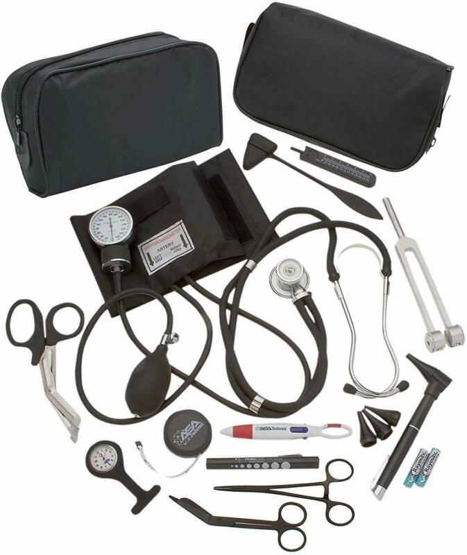 Complete Nurse Diagnostic Kit Blood Pressure Monitor,Stethoscope,Otoscope,+ More
