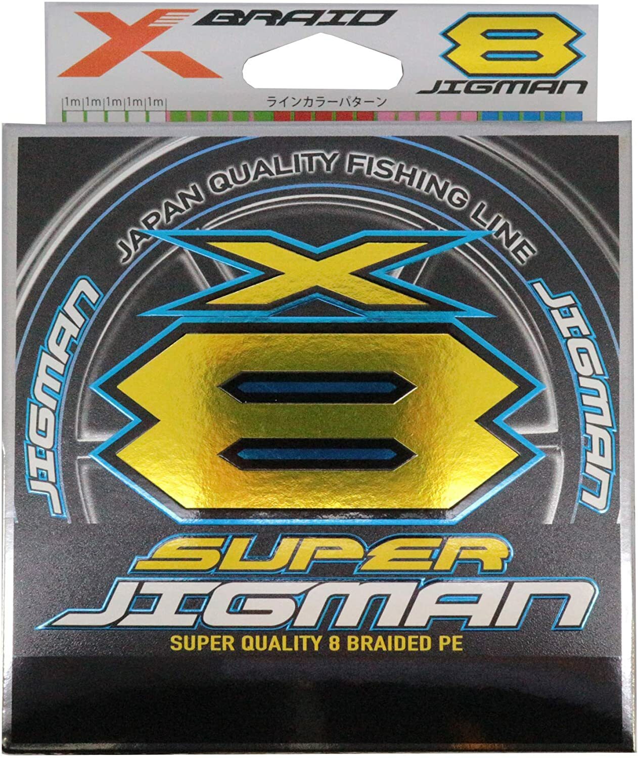 YGK X-Braid SUPER JIGMAN X8 300m High Power PE Line Japan YGK X-Braid SUPER JIGMAN X8 300m High Power PE Line Japan