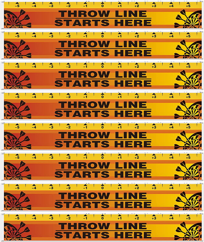 Dart Throw Line Dart Line Floor Sticker PVC Dart Board Toe Line Marker for Dart