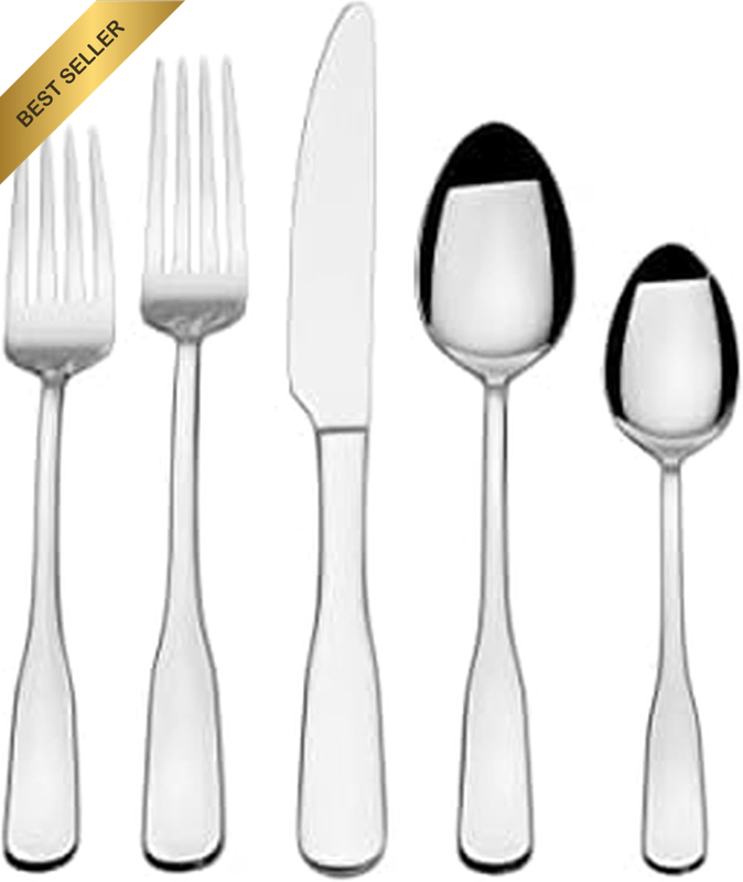 Living Landyn 18.0 20 Piece Stainless Steel Flatware Set, Service for 4