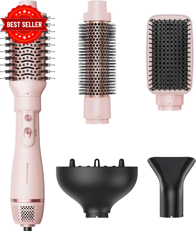 Hair Dryer Brush, 5-In-1 Hot Air Brush Set AIR SCULPT, Multi Styler with Diffuse