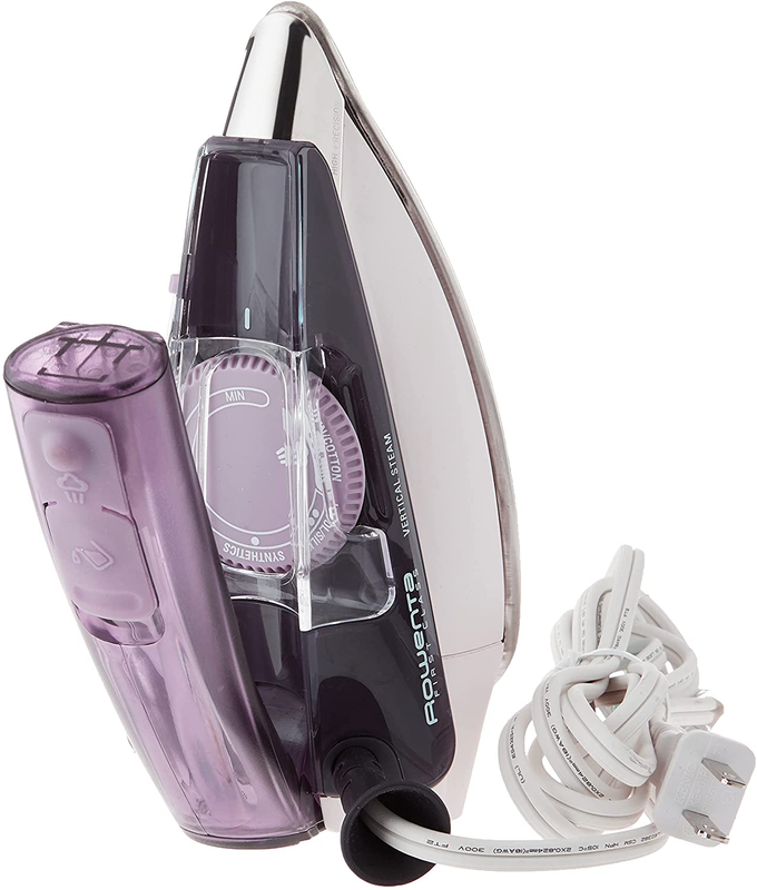 Rowenta DA1560 Travel-Ready 1000-Watt Compact Steam Iron Stainless Steel Sole...