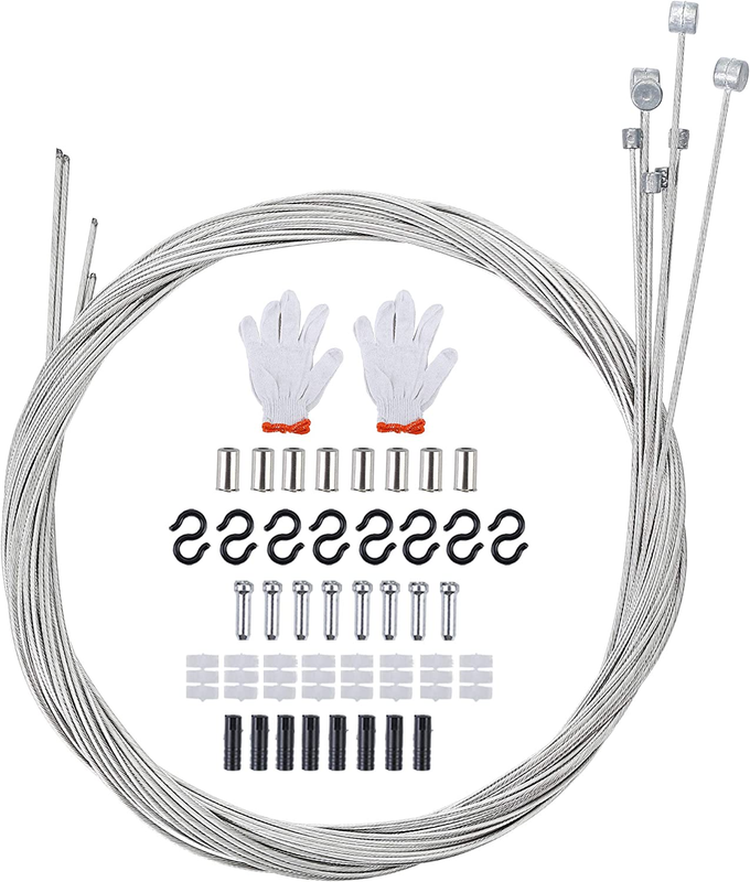 Singker 2 Set Mountain Bike Brake Cable Gear Cable Wire Kit, Universal Bicycle S