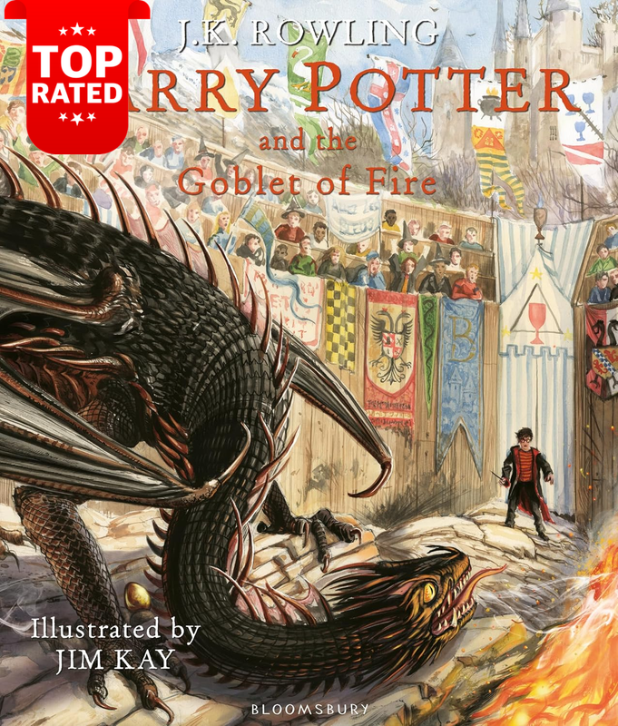Harry Potter Goblet of Fire Illustrated Edition Hardcover Book New Release