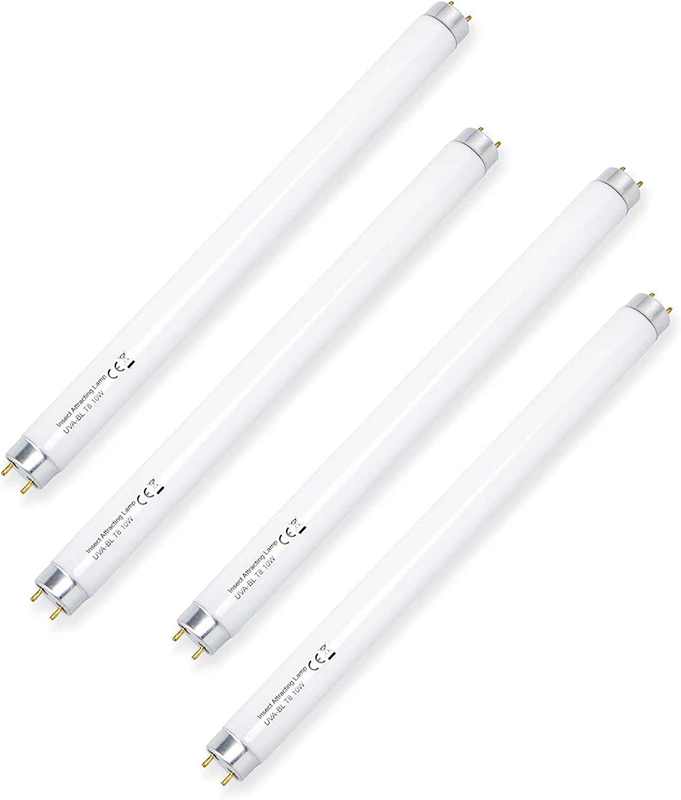 Celiwace 4 Pack T8F10W BL 10W Replacement Bulbs T8 10 Watt Fluorescent Tube For