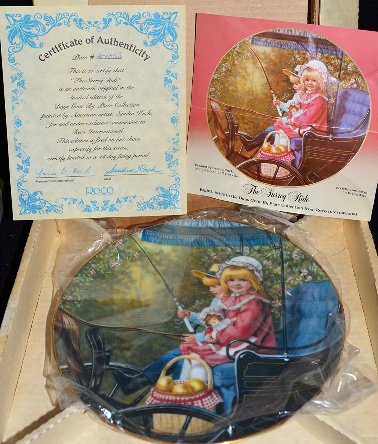 Sandra Kuck Plate Days Gone By 