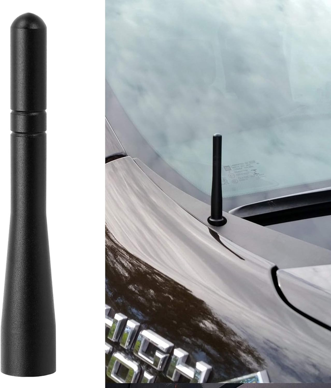 Vehicle Short Antenna Mast Car Truck Antenna Replacement for Heavy Duty Truck Mi