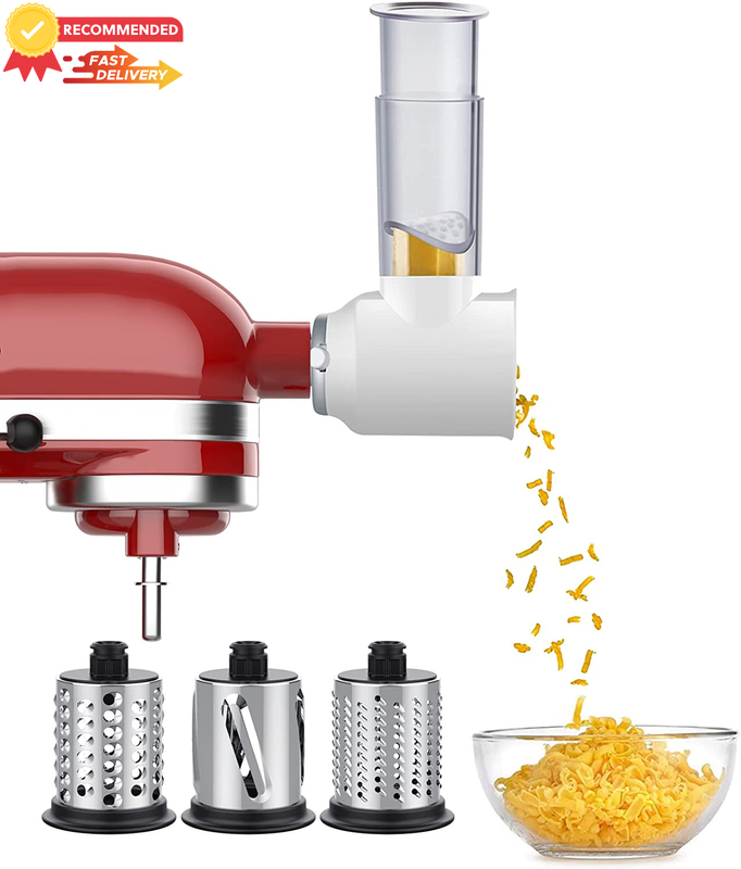 Kitchenaid Slicer Shredder, Stainless Steel Grater for Veggies & Cheese