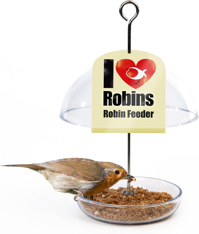 Jacobi Jayne® I Love Robins® Pearl Feeder™ - Attracts Small Garden Birds. Hangin