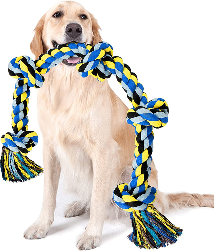 Dog Rope Toy for Large Medium Dogs, Dog Chew Toy for Aggress