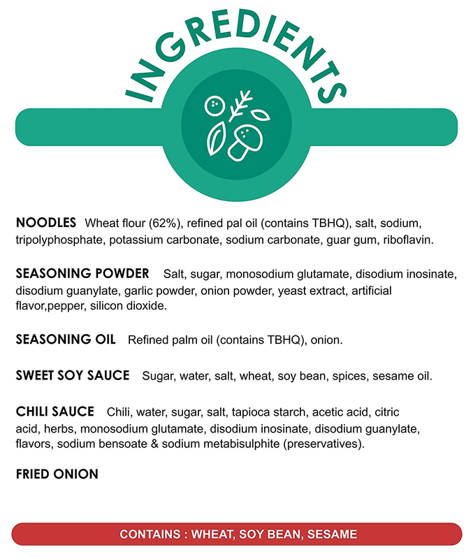 Indomie Mi Goreng Instant Stir Fry Noodles, Halal Certified, Original Flavor,...